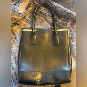 Ted Baker Black and Gold Tote Bag